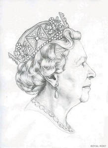 The fifth portrait of Queen Elizabeth II, by Jody Clark